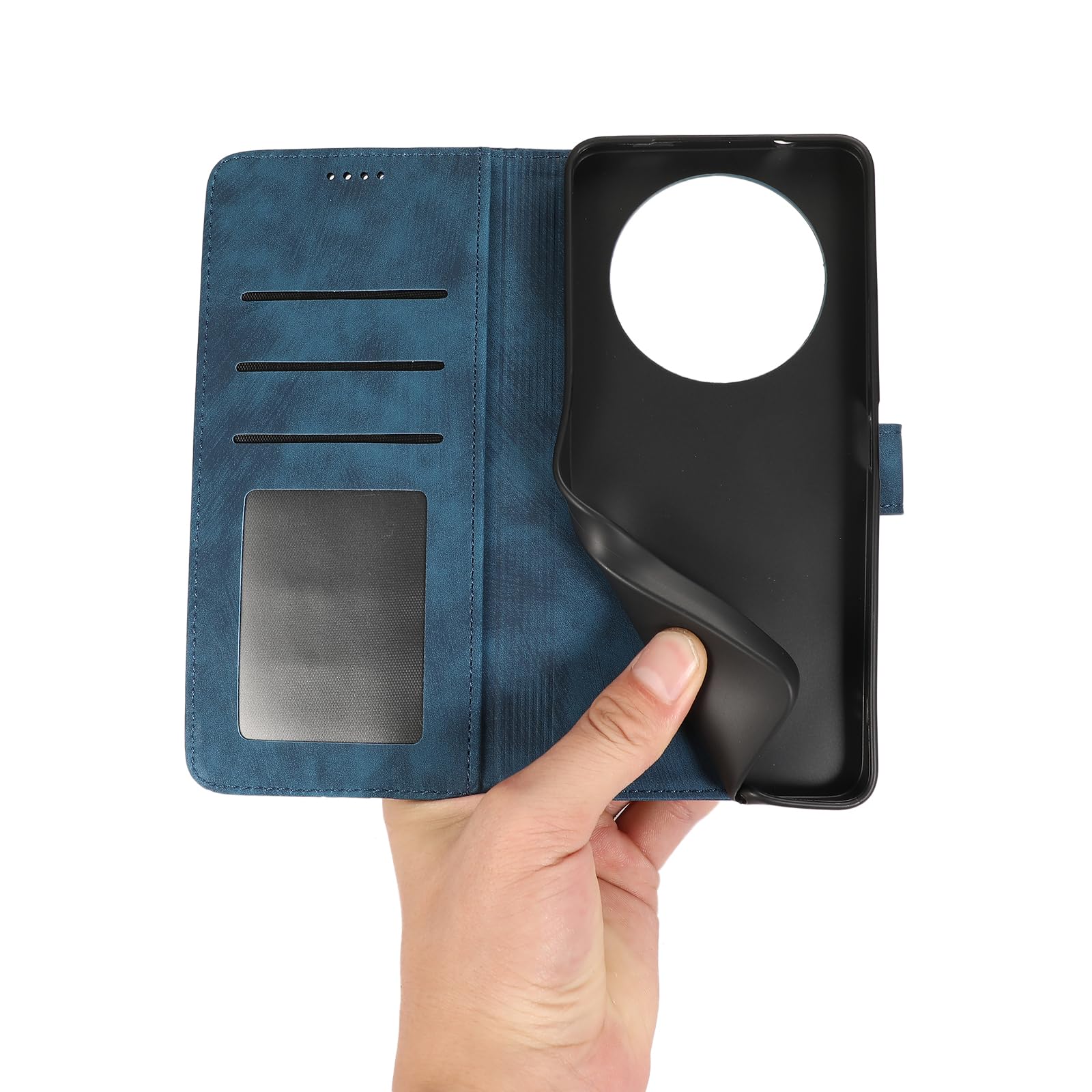 Housse Portefeuille Xiaomi Redmi A3 / A3x - Étui Flip Magnétique Avec Fentes Cartes - Protection Antichoc Silicone