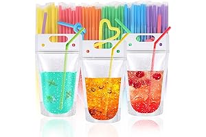 50PCS Smoothie Bags For Freezer Reusable