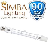 Vista 6 de Simba Lighting Bombilla halógena R7S 3.071 in T3 100W regulable 800lm (5 unidades) Tipo J Lineal de doble extremo Ángulo de haz de 360º 120V