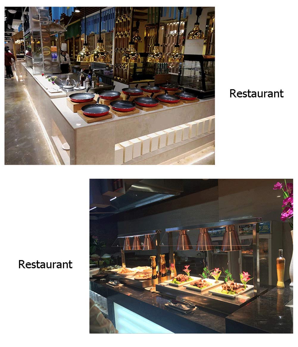 Lampada Scaldavivande, Lampada Riscaldante Retrattile Per Alimenti, Lampada Da Buffet, Forniture Per Ristoranti, Attrezzature Da Cucina Per Hotel, Lampadario A Sospensione Regolabile, Lampadina Da 25