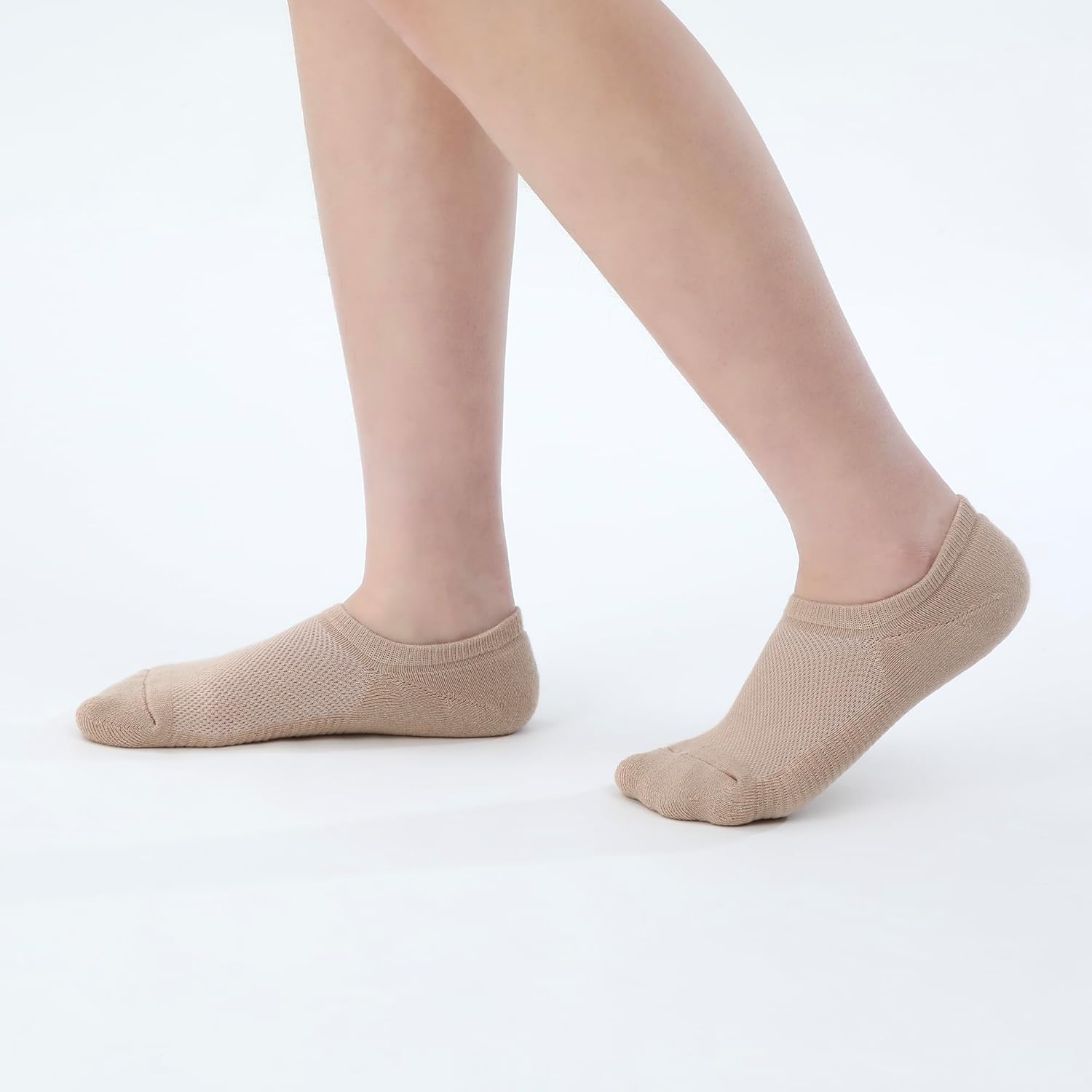 WANDER No Show Socks Women Low Cut Thick Cushion Cotton Socks Non Slip Invisible Casual Socks 6 Pairs - Image 2