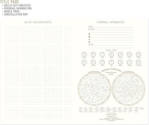 Miniatura 4 de DesignWorks Ink Cuaderno de tela de gamuza de tapa dura con páginas forradas, marcador de cinta y bolsillo de almacenamiento para trabajo, Azul con