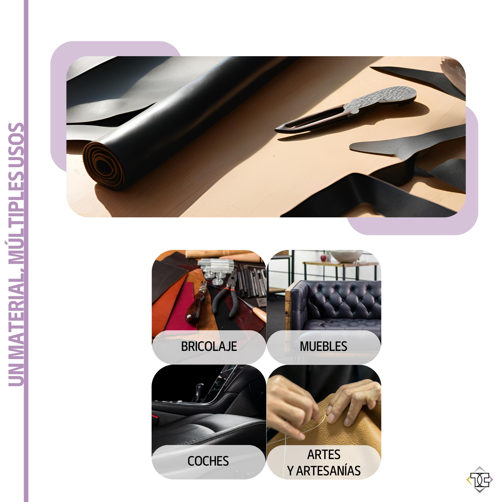 TAPHICEROS Parche Reparador de Cuero, Crema, 1000cm x 140cm, Metro de Tela, Kit de Reparación de Cuero Sintético para Asiento de Coche Sofá Mueble Silla de Oficina DIY
