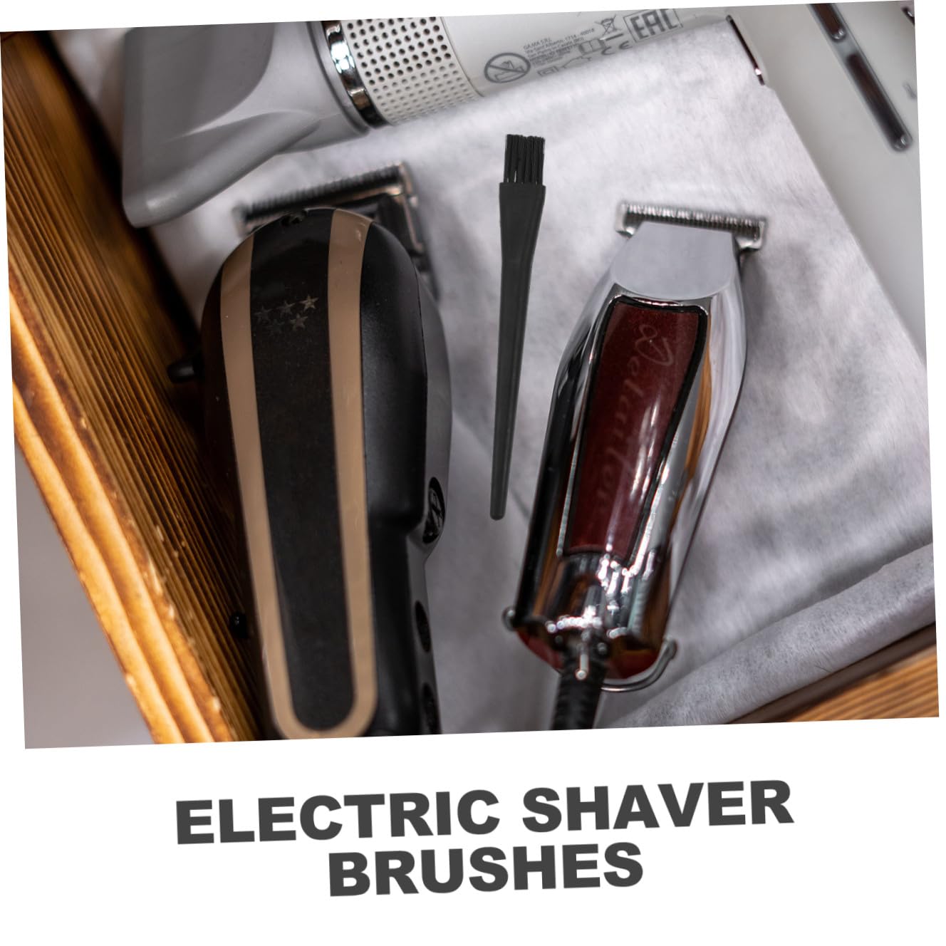 24pcs Men Razor Cleaning Brush Series Replacement Head Shaver Cleaning Tools Supplies