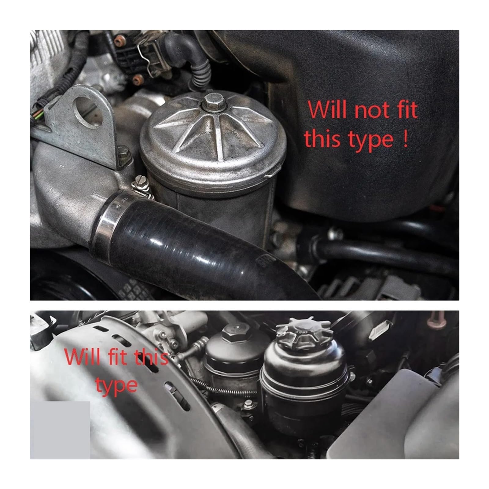 Chłodnica oleju samochodowego Pasuje do Bmw M52/M54 E39 E60 E61 E36 E46,X3 E83,X5 E53,Z4 E85, wymień 11421744000,11421741000 pokrywa filtra oleju chłodnicy Płyta chłodząca(Black)