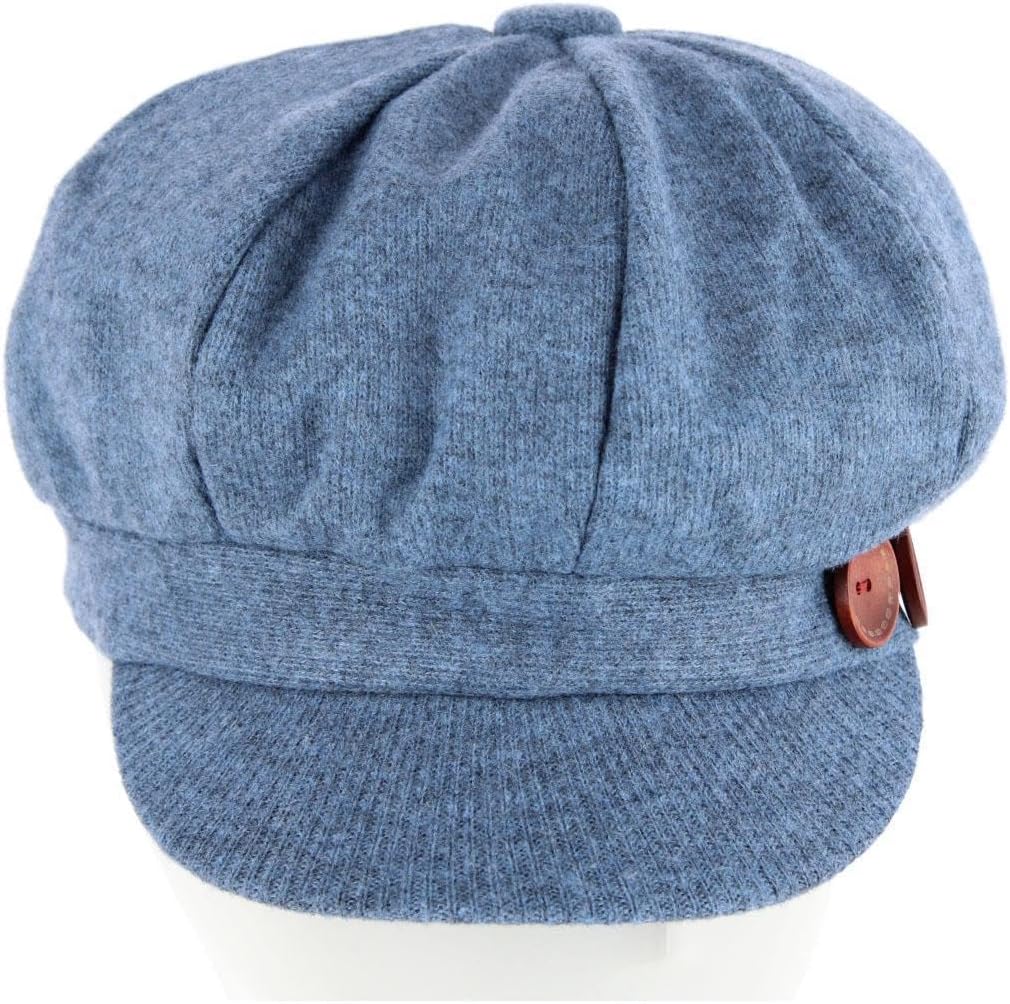 David & Young Women's Brushed Knit Jersey Cabbie Hat