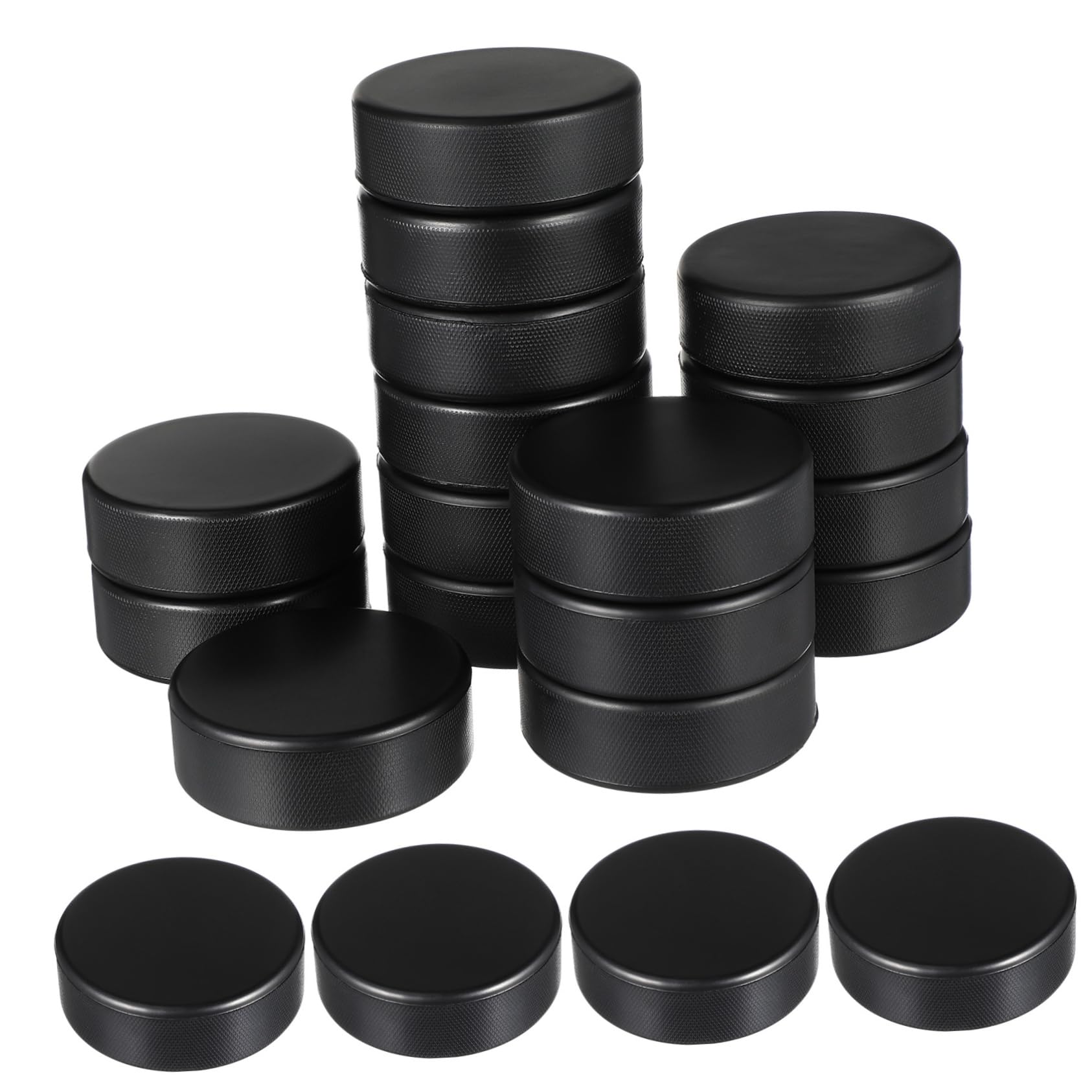 Palet flotter Pratique rondelles de Hockey en Mousse sélectionner des rondelles de Hockey sur Glace Puck Hockey en Salle rondelle de Hockey sur Glace Unité Centrale Noir
