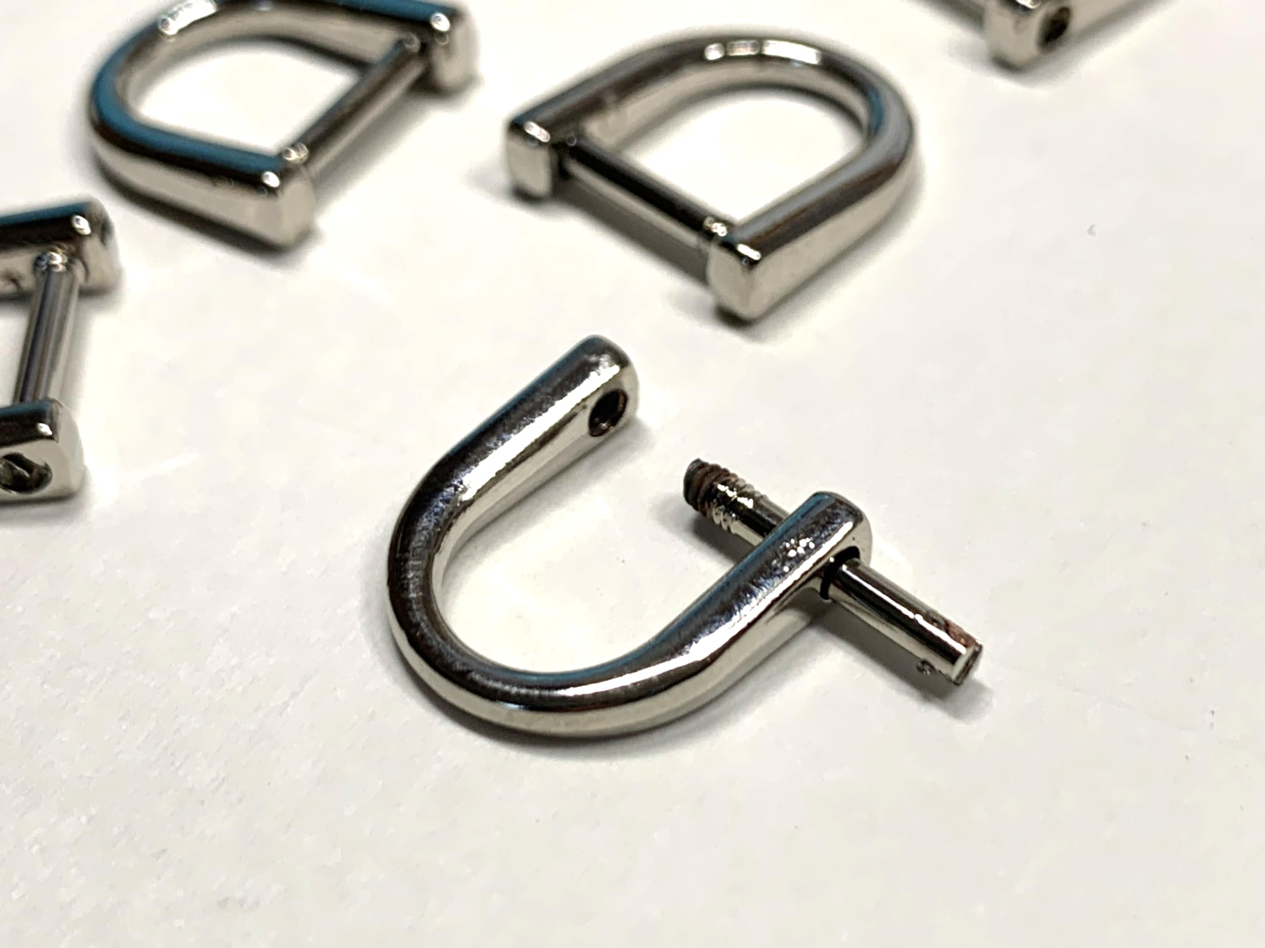 Amazon.co.jp: and.A 手芸用カン Dカン 10mm 8個セット ネジ式
