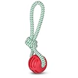 Bow Wow Pet Holiday Rope & Ball Dog Tug Toy, Small
