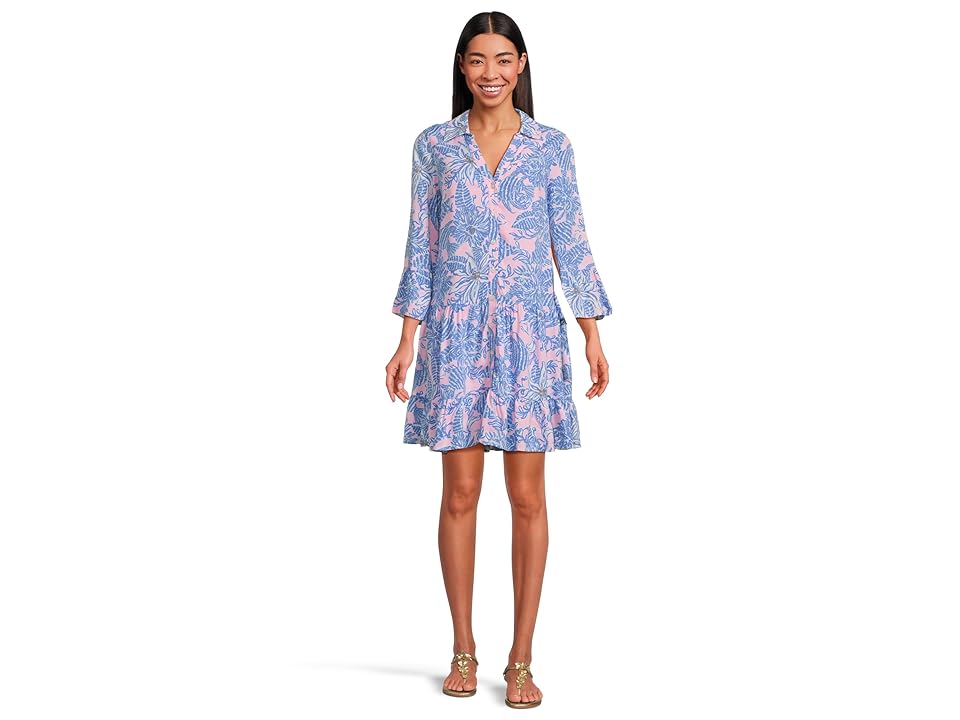 Lilly Pulitzer Diantha Tunic Dress Women’s Dress Conch Shell Pink Up Scale : 6, Rayon Lilly Pulitzer Diantha Tunic Dress Women’s Dress Conch Shell Pink Up Scale : 6, Rayon