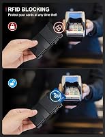 Portefeuille Homme Anti-RFID Pop-up Aluminium – Porte-Cartes 12+ Cartes + Billets – Métal Minimaliste