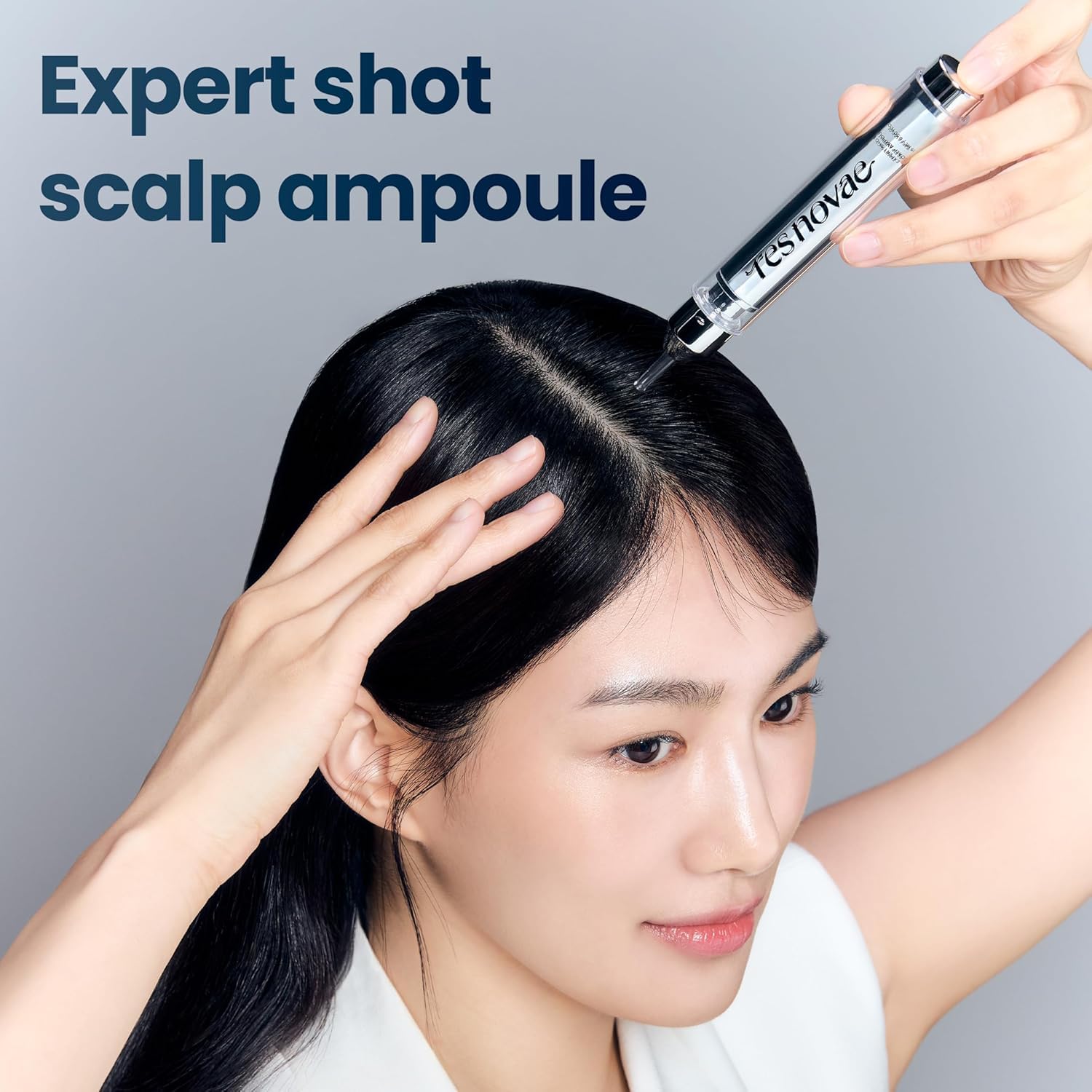 RESNOVAE Expert Shot Scalp Ampoule 15ml(1EA) | Cooling & Refreshing Scalp Care Serum with Menthol, Salicylic Acid & Botanical Extracts