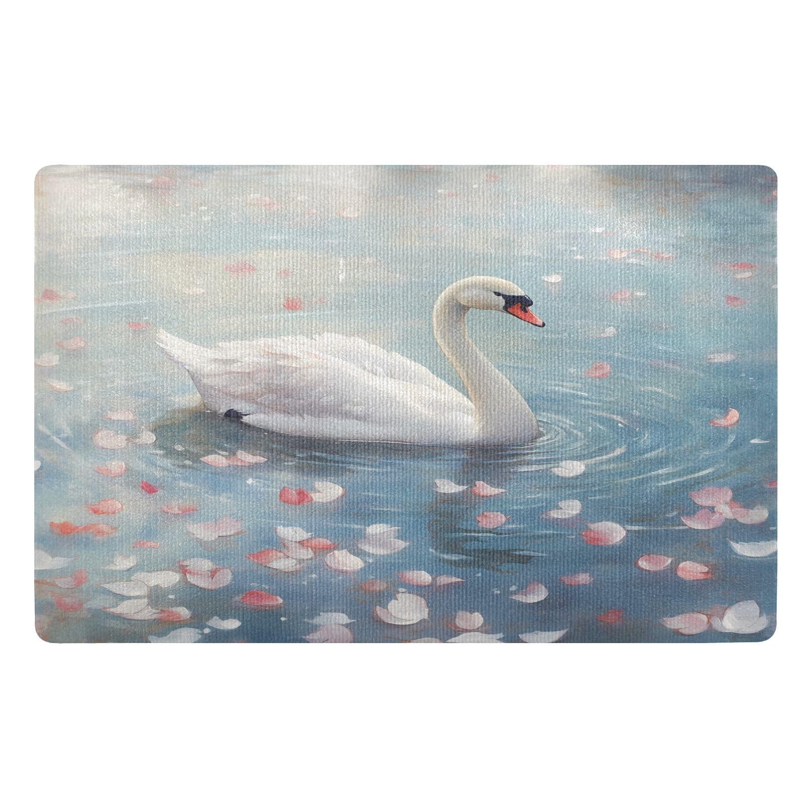 Paillasson d'intérieur lavable 50x80 cm : tapis absorbant antidérapant