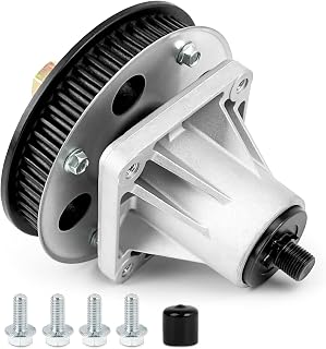 918-04439C Spindle Compatible with T Roy-Bilt TBWC33 TBWC33XP, C ub-Cad et CC760, CC760ES, CC800, M TD CC760, CC760ES, D ewalt, C olumbia, C Raftsman, Replaces 918-04439B, 918-04439, 618-04439