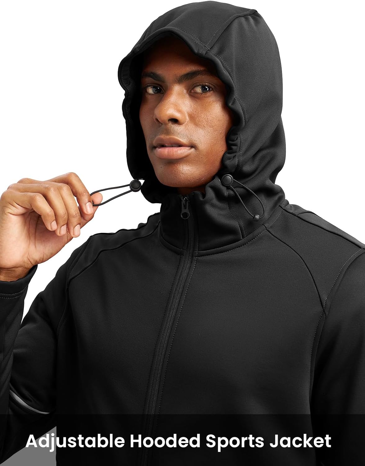 TBMPOY Men's Fleece Lined Tracksuits Hooded Sweatsuits 2 Piece Set Winter Casual Warm Up Track Suits Full Zip Outfits - Image 2