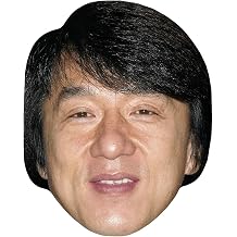 Jackie Chan Young Celebrity Mask, Flat Card Face, Fancy Dress Mask