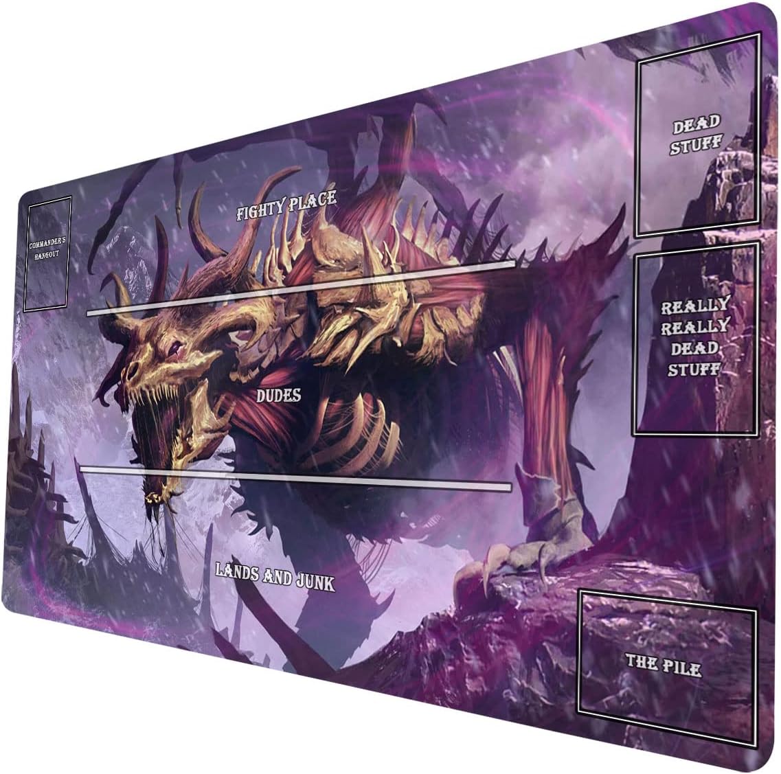 Playmat for MTG Gathering 14" x 24" TCG Play Mat Board Game