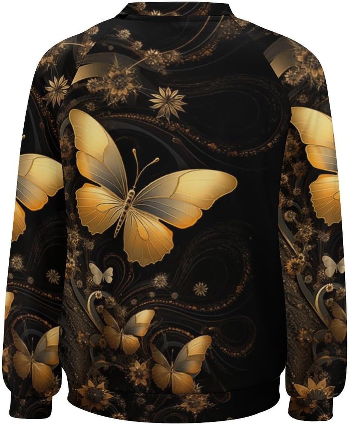 Sweatshirt for Women Halloween Print Fashion Comfy Fall Oversized Outfits Crewneck Lightweight Cotton Shirts - Image 5