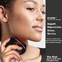 Vista 2 de VRAIKO Eclipse Gua Sha Herramientas faciales, masajeador facial eléctrico con 3 niveles de calor y vibración y batería de 1000 mAh, levantamiento