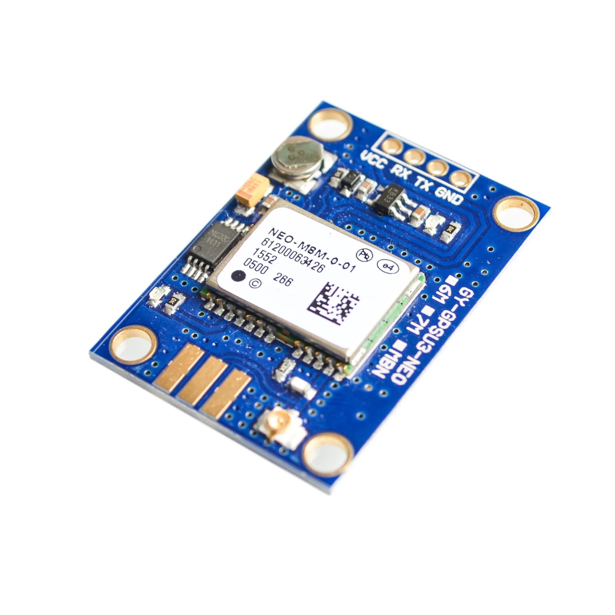 NEO-M8M GPS Module with Ceramic Active Antenna - AI-ROBOO