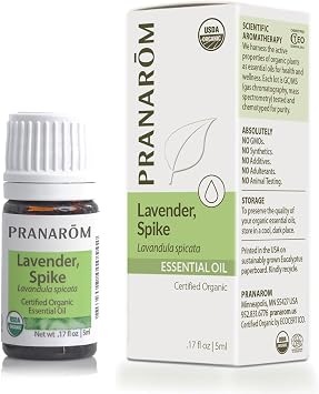 Pranarom - Lavender, Spike Essential Oil 5ml - Ideal for Wellness Enthusiasts - Diffusing for Relaxation Therapy - Certified Organic Purity - 100% Pure, Certified Organic Lavandula Spicata