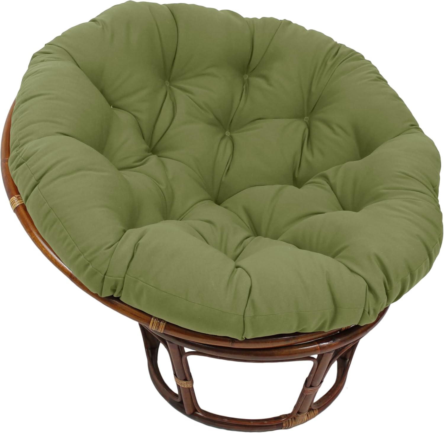 Blazing Needles Twill Papasan Polyester Cushion, 1 Count (Pack of 1), Sage