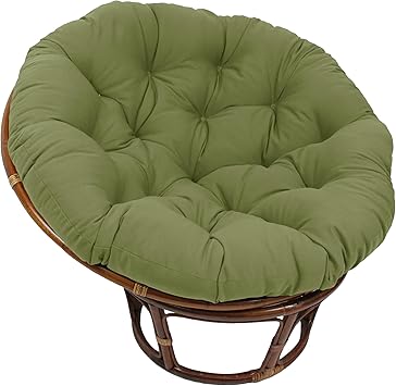 Blazing Needles Twill Papasan Polyester Cushion, 1 Count (Pack of 1), Sage
