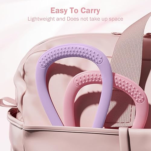 Miniatura 8 de Bandas de resistencia, 2 unidades de figura 8 bandas de ejercicio de resistencia con asas para brazos, espalda, entrenamiento de hombros, banda