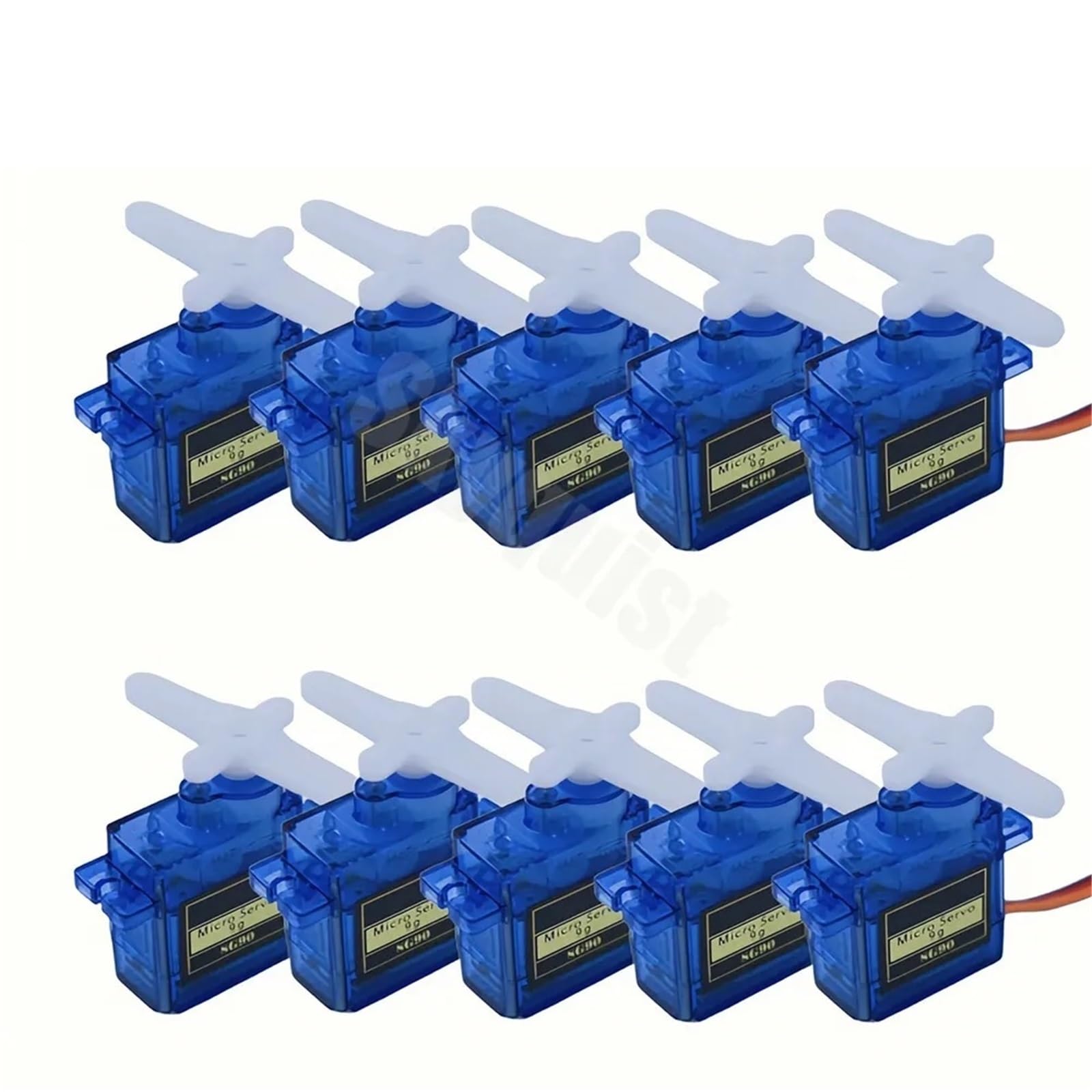 Servomoteur SG90 9g pour avion RC et hélicoptère 450 - Lot de 5 pièces