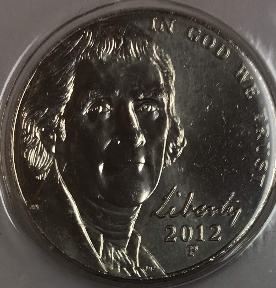 2012 P Jefferson Nickel Five-Cent Piece BU