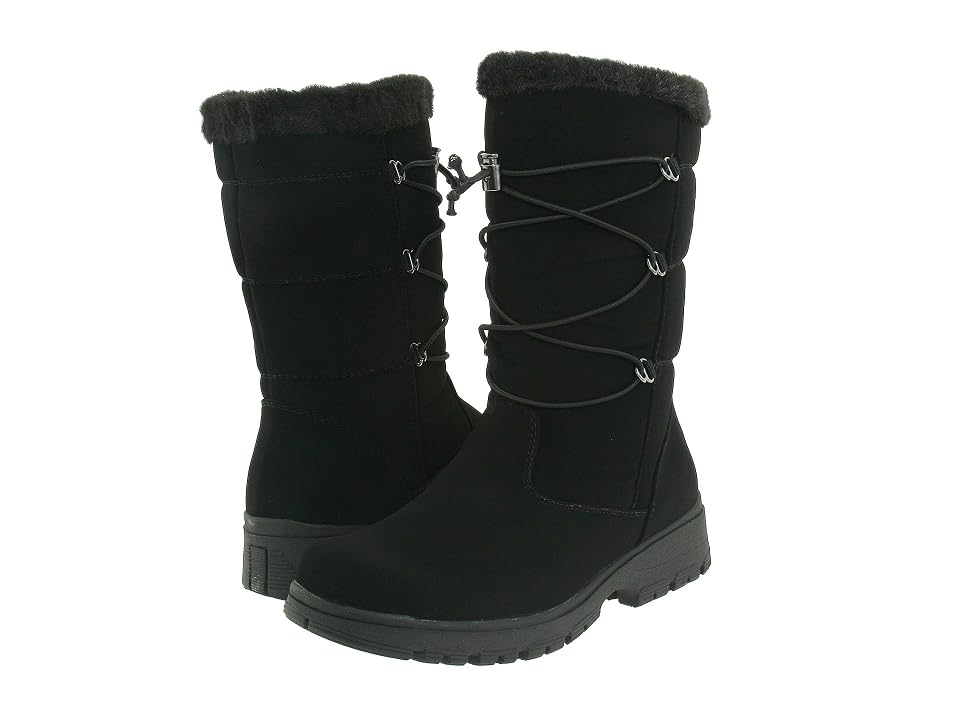 Tundra Boots Lacie (Black) Women's Cold Weather Boots INTERNATIONAL SHIPPING