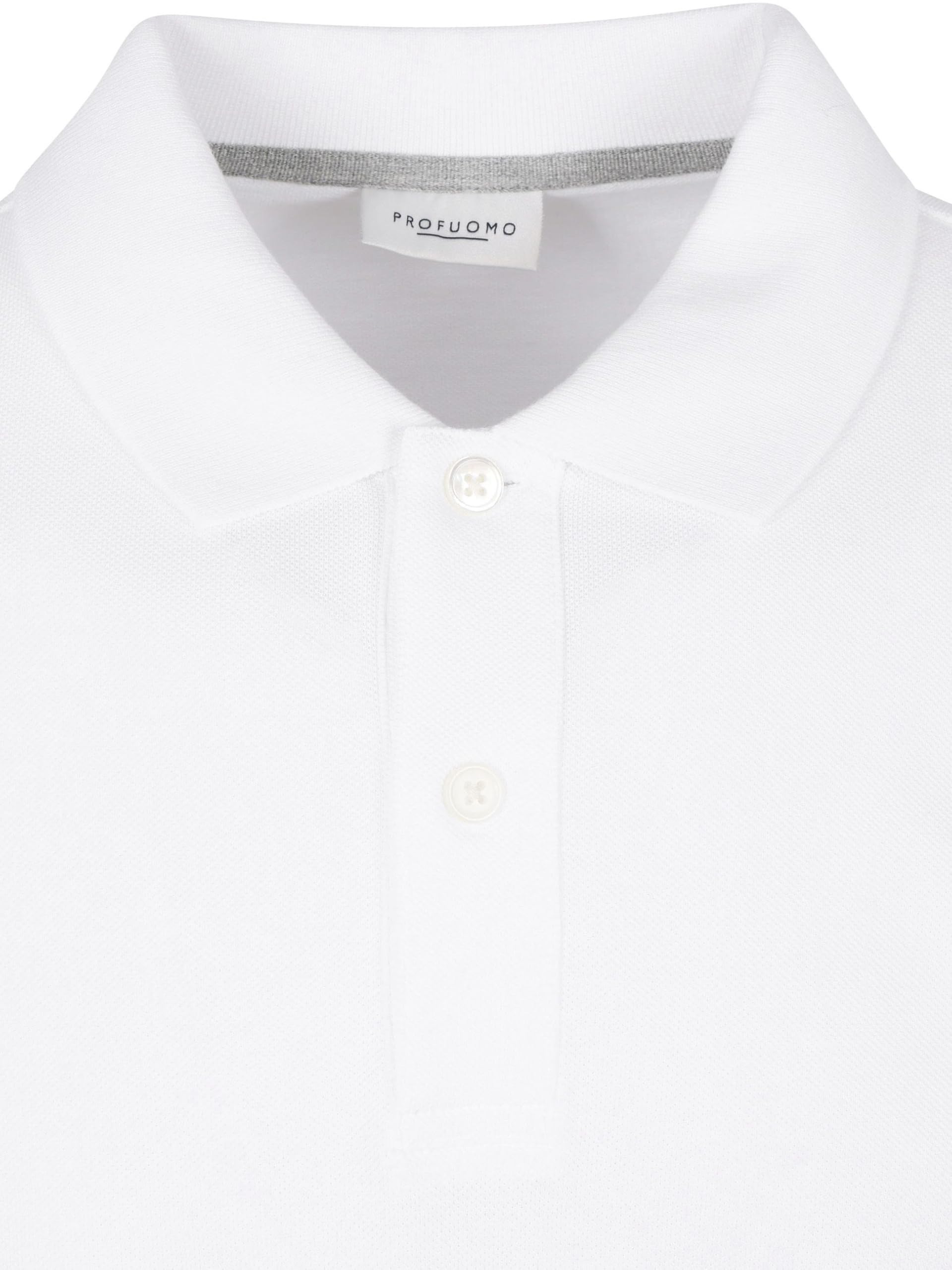 Profuomo Polo de piqué para hombre – Talla Modern Fit