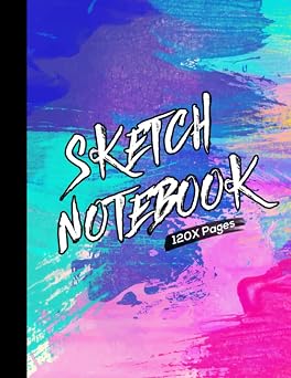 Sketch Notebook Abstract Art blank paper Sketchbook for Drawing, Sketching, Painting, Doodling & Writing