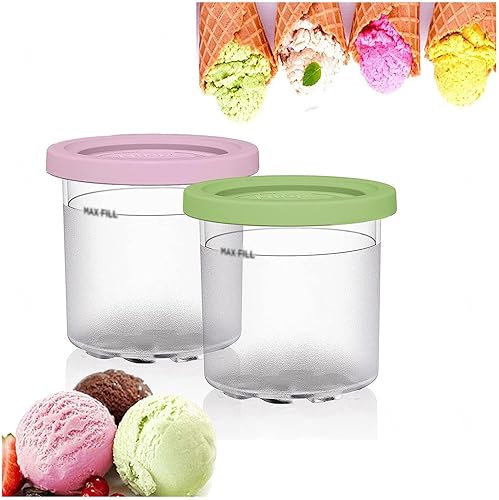 246 recipientes de pintas de creami, para helado Creami Ninja, contenedor de helado de 16 onzas seguro y a prueba de fugas para máquina de helados
