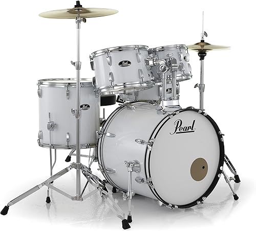 Miniatura 117 de Pearl Roadshow (RS525WFC/C707) - Juego completo de batería de 5 piezas con platillos y soportes, color bronce metálico