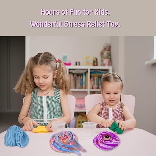 Miniatura 4 de Juego de 15 paquetes de slime de mantequilla de dos colores, no pegajoso, juguete de lodo súper suave, regalos de cumpleaños y recuerdos de fiesta