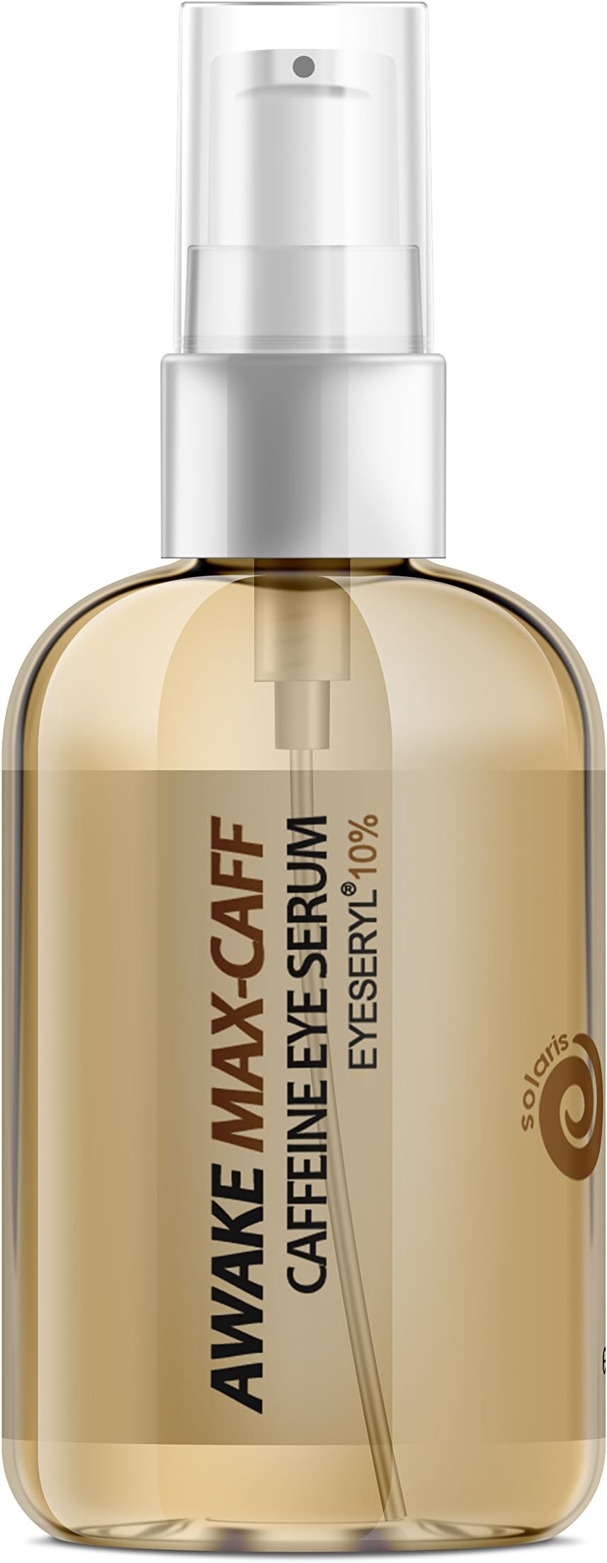 Awake Maximum Caffeine Eye Serum For Eye Bags Puffy Eyes Dark Circles With Eyeseryl Tetrapeptide 10% & Antioxidants Quickly Banish Undereye Puffiness Dark Circles & Wrinkles