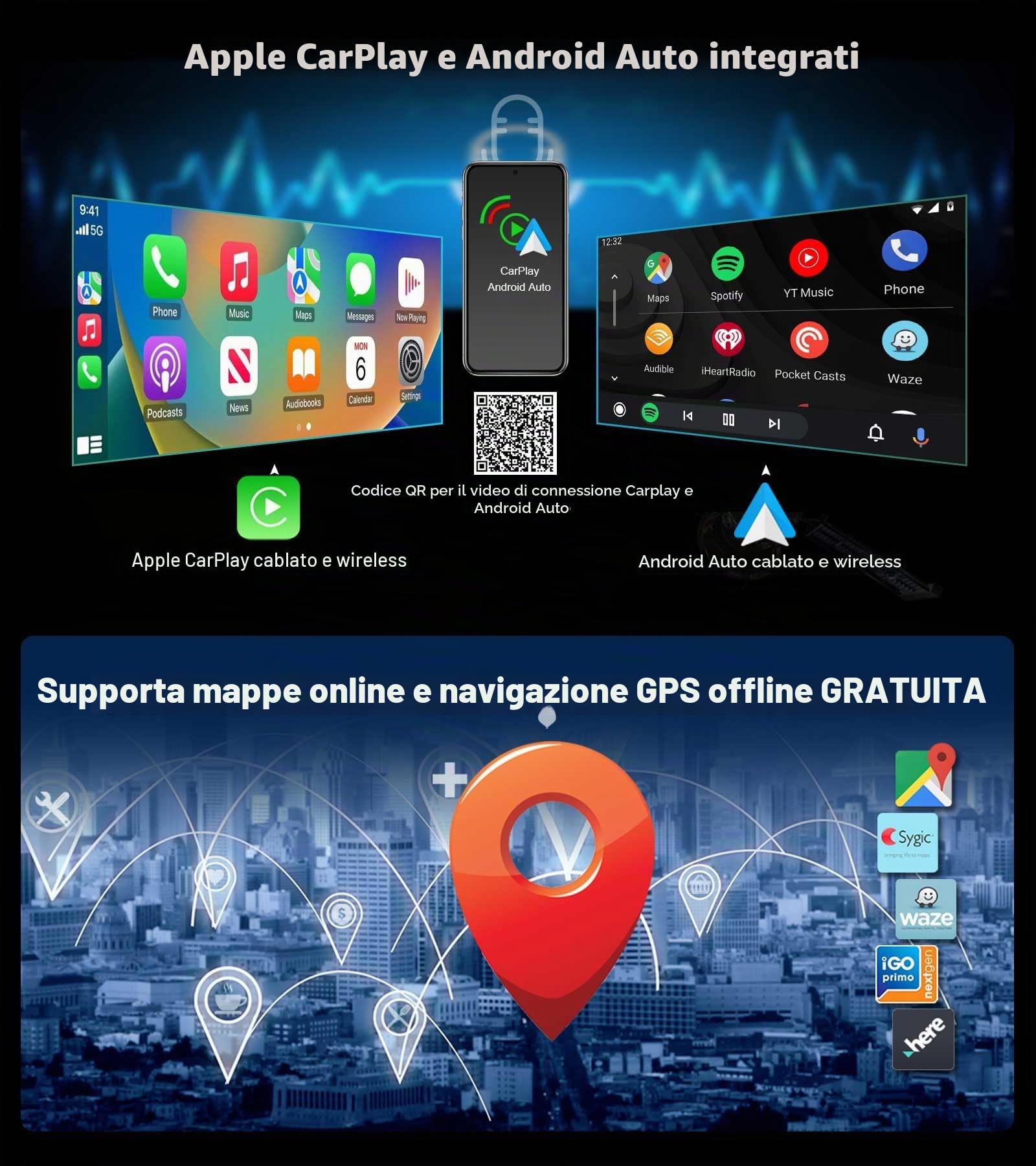 Erisin 12,3 pollici Qualcomm 8-Core 8GB+128GB Android 14 Autoradio Bluetooth GPS Navigatore per BMW X3 F25 2011-2012 Sistema CIC Schermo tattile IPS CarPlay Android Auto WiFi 4G DAB+ USB Canbus iDrive