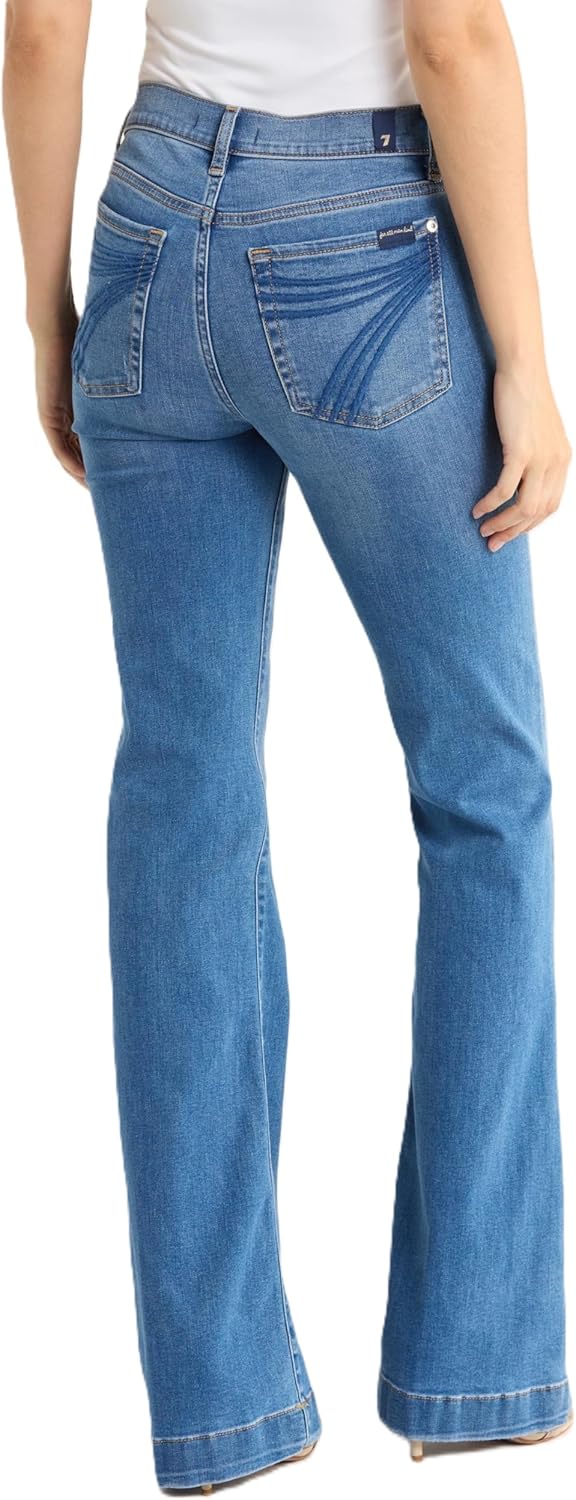 7 for All Mankind Women's Dojo Trouser Flare Jean