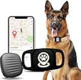 Pet Tracker for Dog, Dog Tracker Smart Pet Location Tracker with Holder, Personalized Smart Item Finder, MFi Certificated Dog Tracking Device, No Monthly Fee, Works with Find My, iOS Only, Black