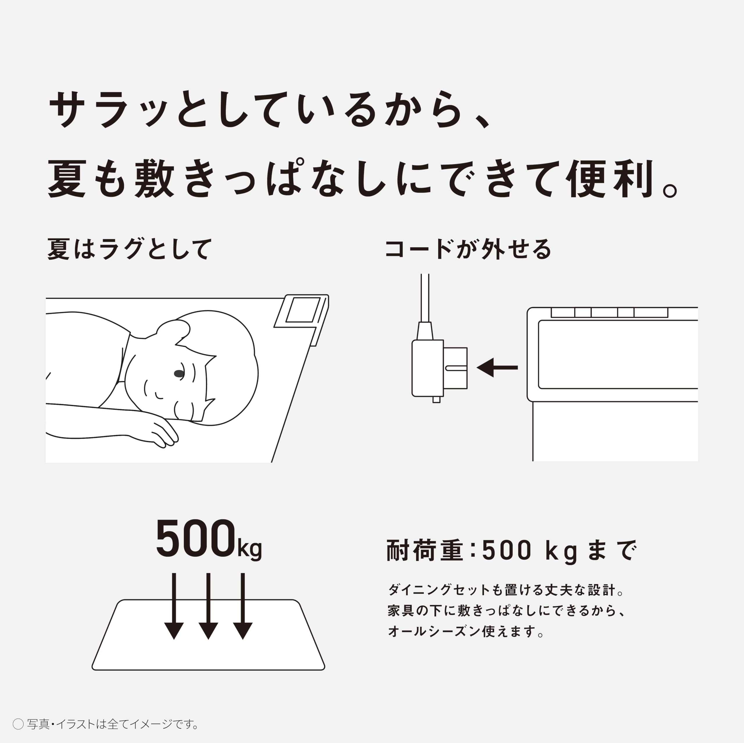 Amazon | パナソニック ホットカーペット フローリングタイプ かんたん