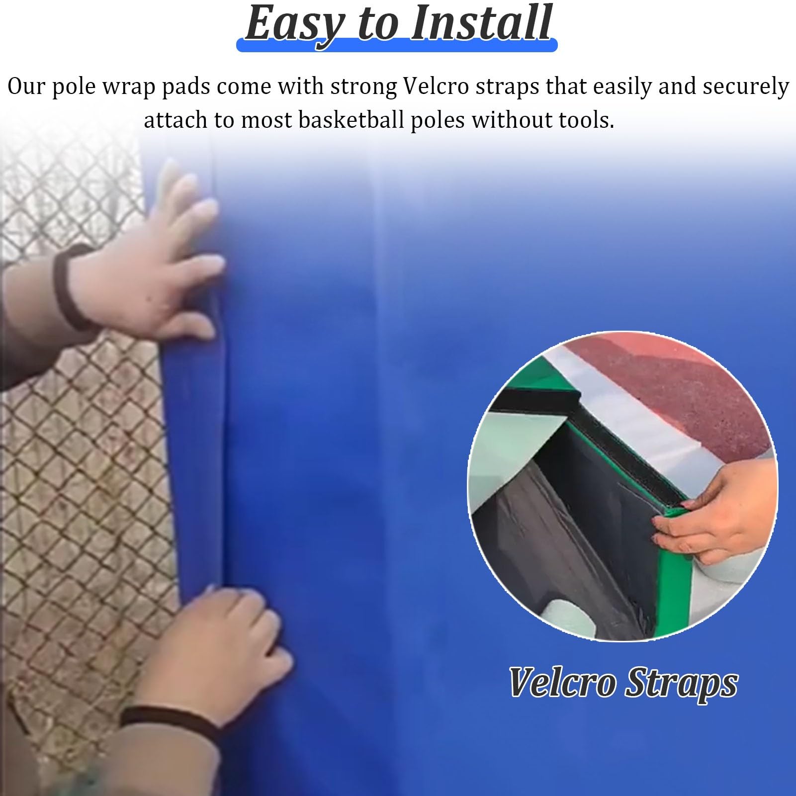 Imbottitura resistente protezione anti-collisione per pali da gioco e attrezzature sportive