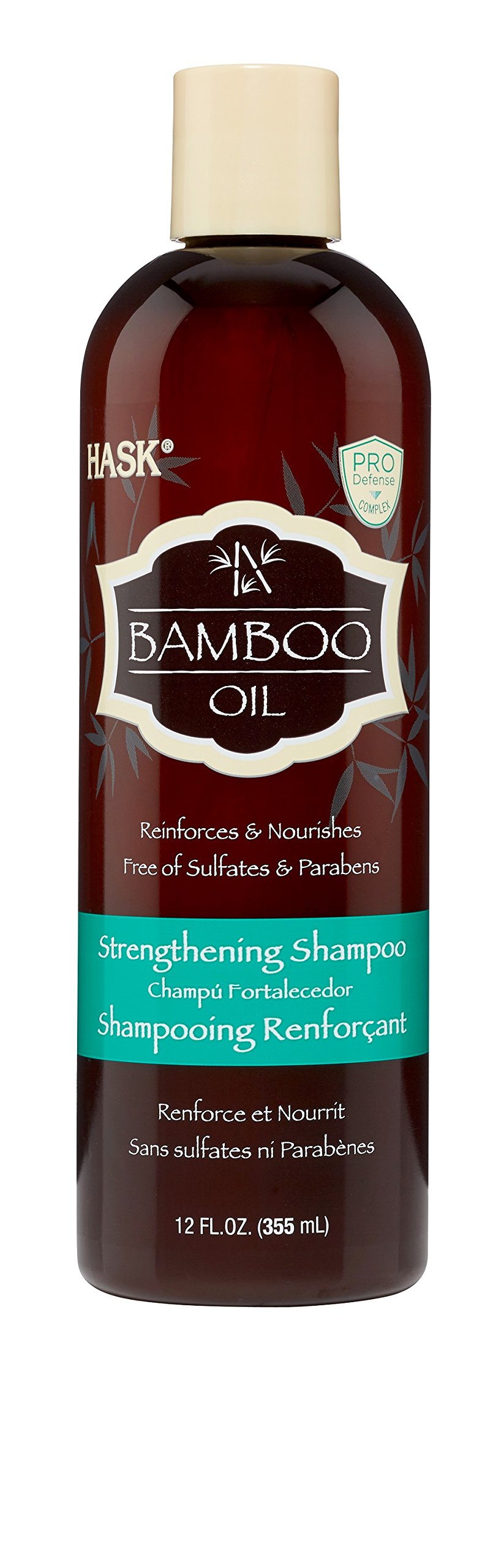HASKBamboo Strengthening Shampoo, 12 Ounce