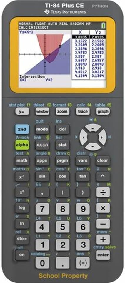 Amazon.com : Texas Instruments TI-84 Plus CE with Python Graphing ...