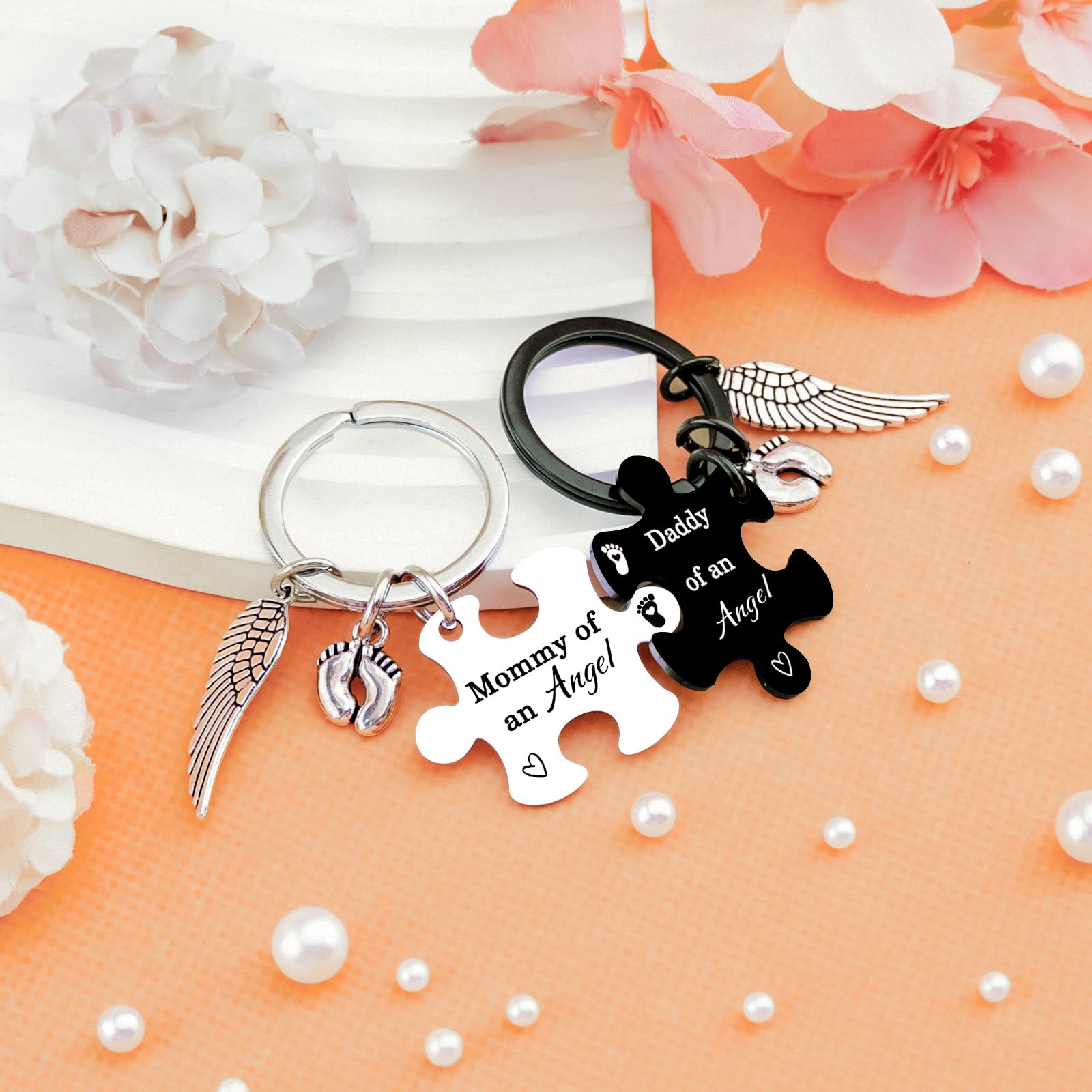 Miscarriage Gifts for Mothers Miscarriage Memorial Keychain for Infant Pregnancy Loss Stillborn Sympathy Gifts for Loss of Baby Gift for Mom Dad Parents Remembrance Keepsake for Loss of a Child