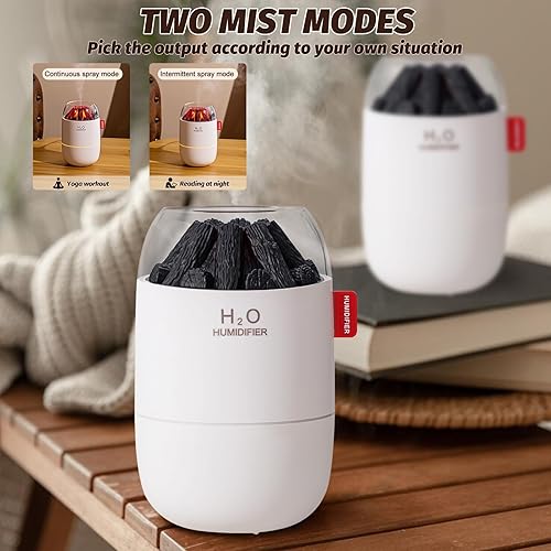 Miniatura 3 de Mini humidificador portátil para escritorio, dormitorio, planta de interior, 9.5 fl oz humidificador para oficina habitación pequeña, alimentado por