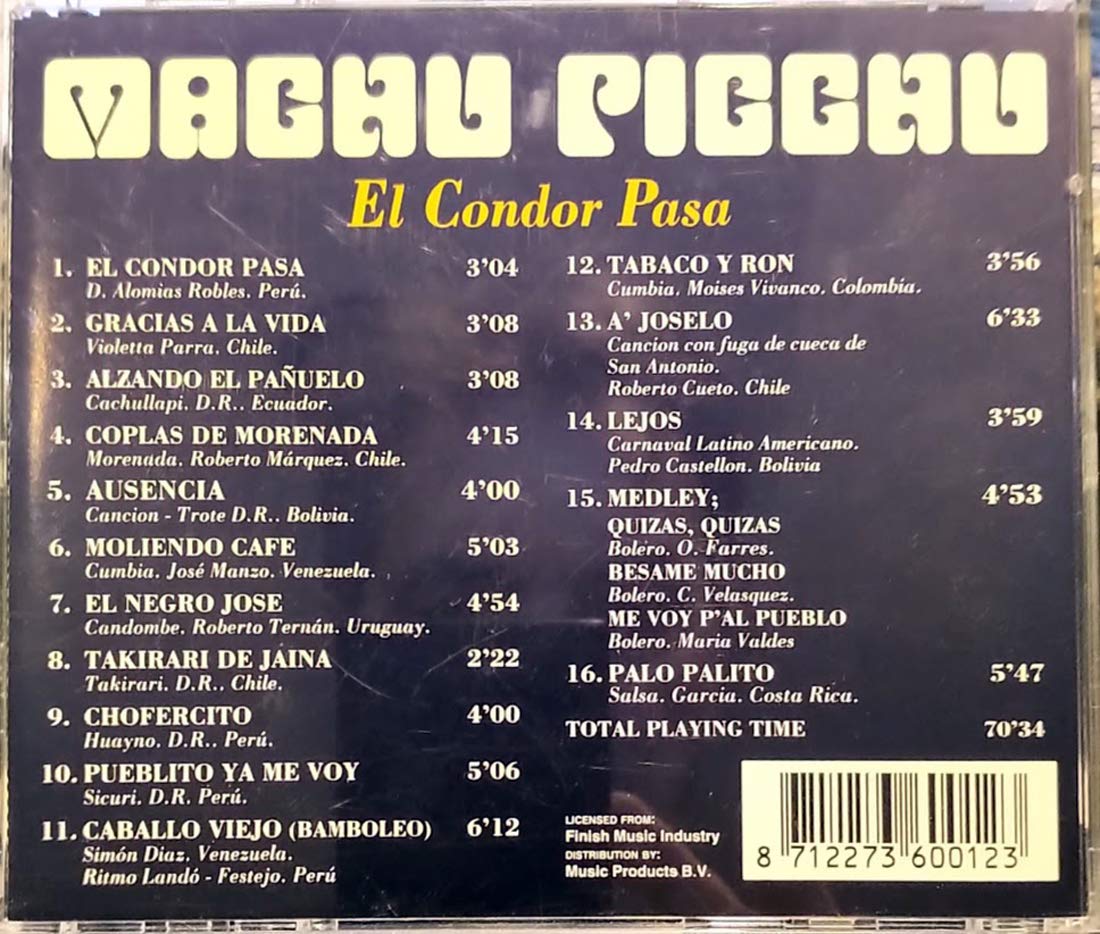 El Condor Pasa/Gracias Al la V