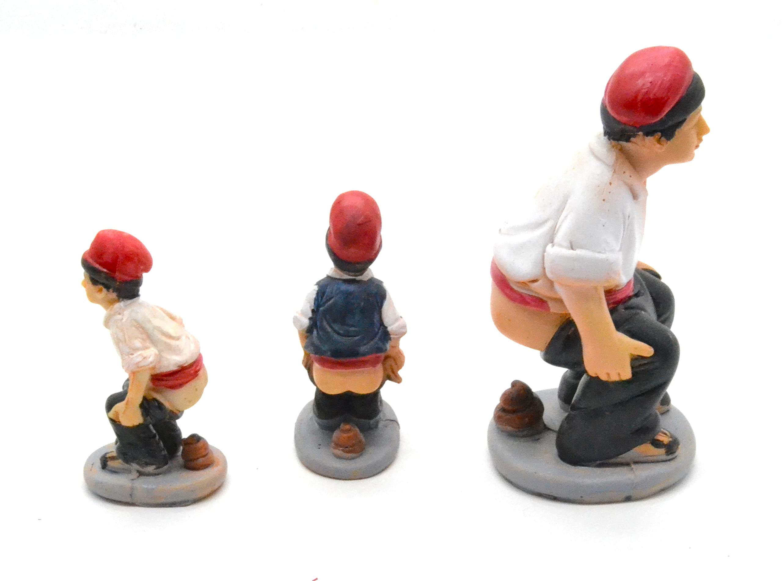 3 x Hidden Nativity Figurine 11cm and 6.5cm Find Christmas Figure The Pooping Man Figurine Figurine Set Nativity Scene Figures Jesus 3 Kings Scale Models