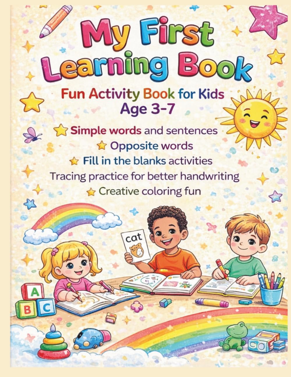 My First Learning Book.: Fun activity book.