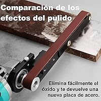 Vista 3 de Herramienta de conversión de amoladora angular, herramienta de amoladora modificada para lijadora de banda, accesorio para pulidora de lijadora